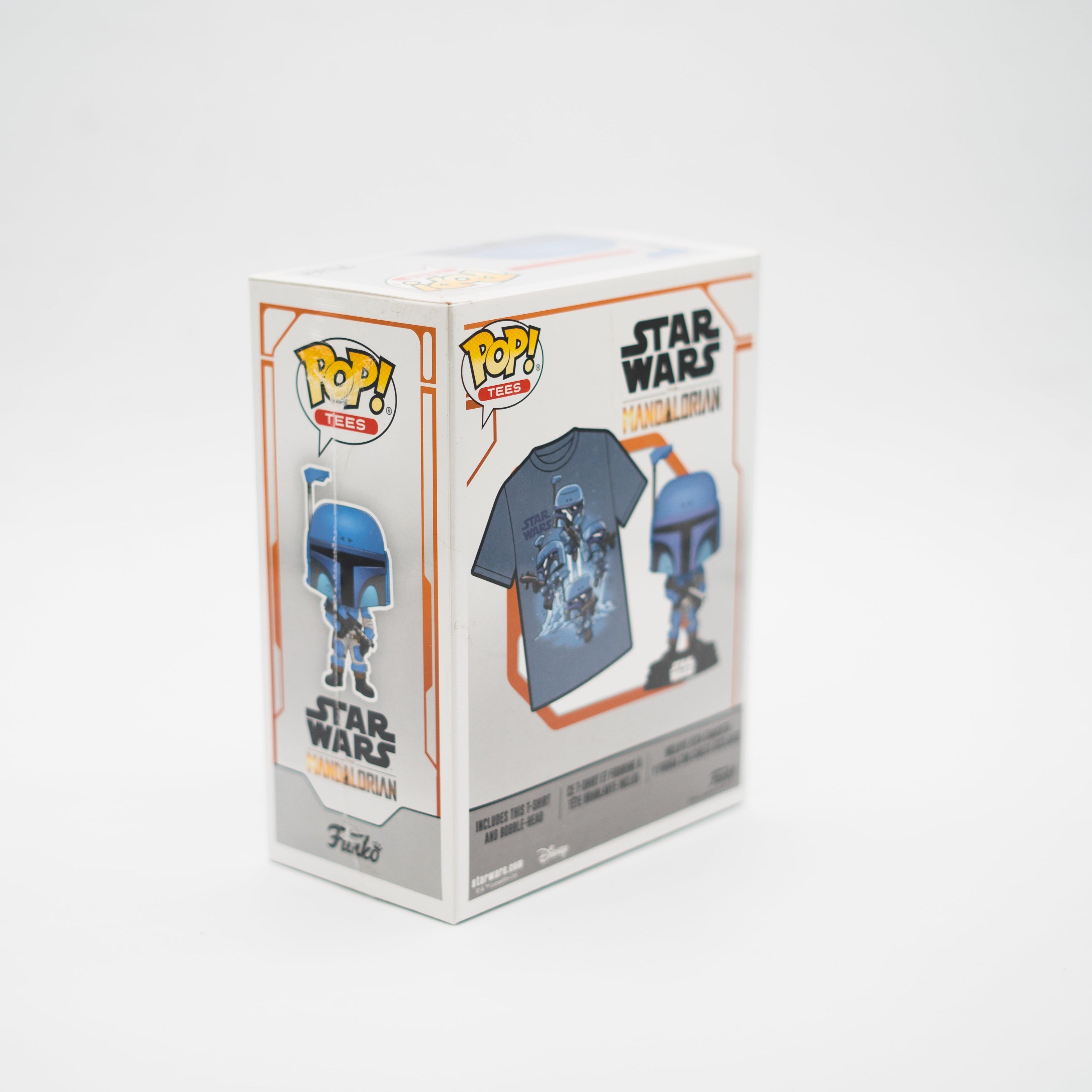 Funko Pop! Pop & Tee The Mandalorian Death Watch tamaño XL