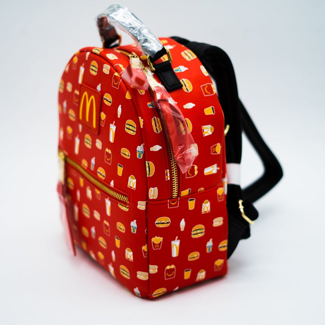 McDonald’s LUNCH Mealtime Favorites Allover Print Mini Backpack Mad Engine