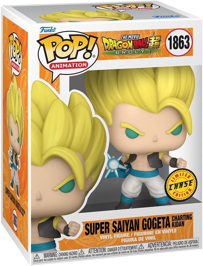 Funko Pop! Super Saiyan Gogeta Charging Kidan 1863 Chase