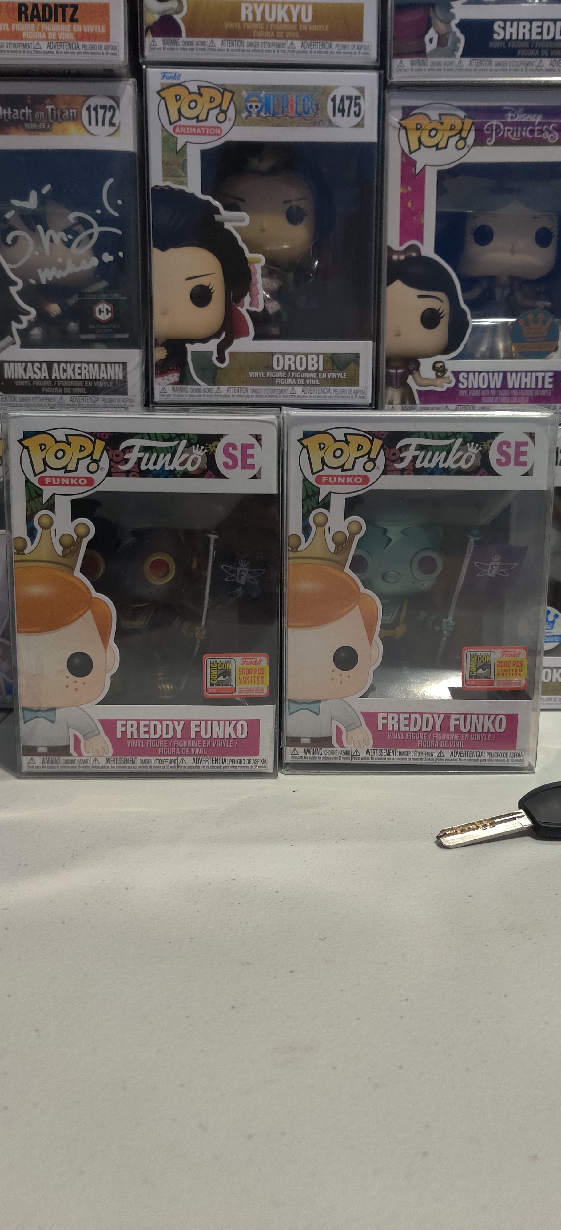 Funkos - Alexis, Freddy Funko space mam x 2 black and tral