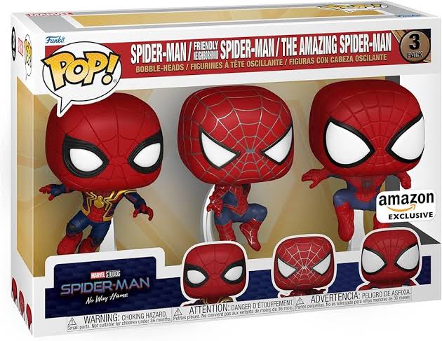 Funkos - Roberto, Spider-Man 3 pack!